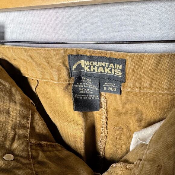 Mountain Khakis Women's Alpine Pants Duck Cloth Size 6 Regular - Picture 2 of 6